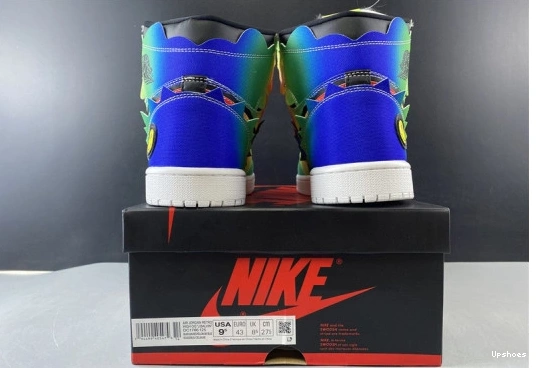OG AIR JORDAN BALVIN’S MULTI-COLOR "J 1 J BALVIN" DC1786-125 DC1786-125 HIGH 0526